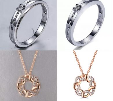 Bildbearbeitung für Schmuck / Schmuckretusche